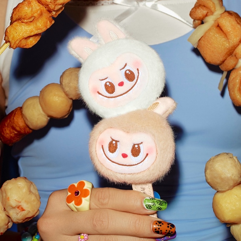 Pop Mart The Monsters Wacky Mart Series Labubu Seafood Balls Plush Pendant - Picture 4 of 10